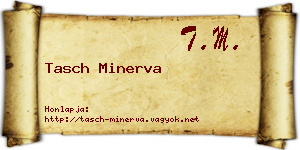 Tasch Minerva névjegykártya